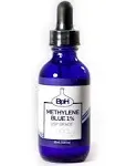 Methylene Blue, 1% USP (Pharmaceutical) Grade, 8 fl oz Glass; 3rd Party Tested