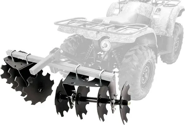 Black Boar Camco ATV/UTV Disc Harrow Implement | Specifically Designed to Thoroughly Break up Tough Ground | (66001)