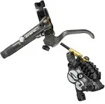 Shimano Saint BL-M820-B/BR-M820 Disc Brake and Lever - Rear, Hydraulic, Post Mount, Finned Metal Pads, Black