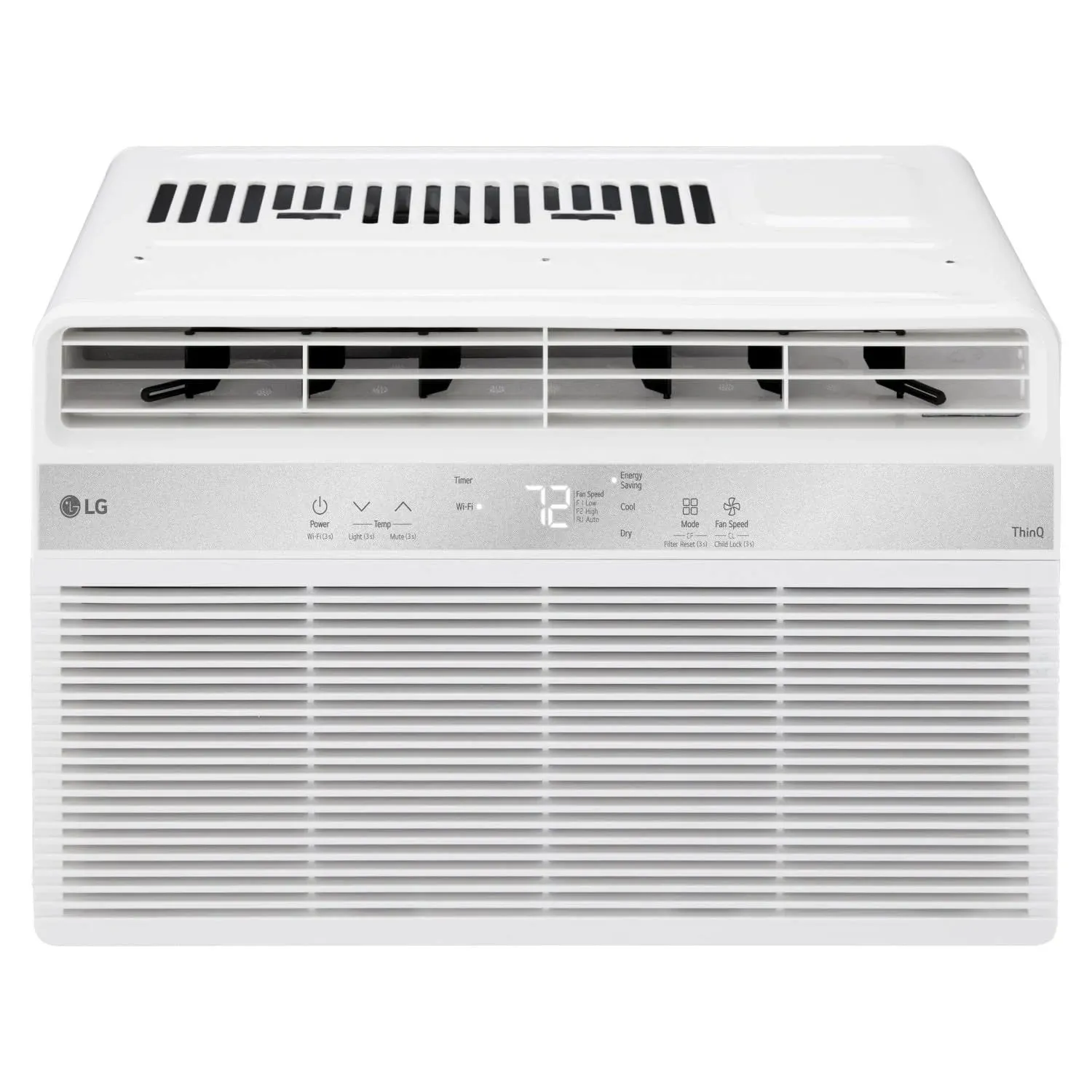 LG LW6024RSMX Window Air Conditioner, Wi-Fi Enabled w/Remote, for Small Room (260 Sq.Ft.), Quiet Operation, 115V, 6,000 BTU, White