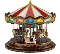 Mr Christmas Marquee Grand Deluxe Carousel Music Lights Collectible !  | eBay