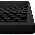 Heavy Duty Silicone Bar Service Mat: Food Safe, Commercial Strength Bar & Restaurant Service Mat, Black