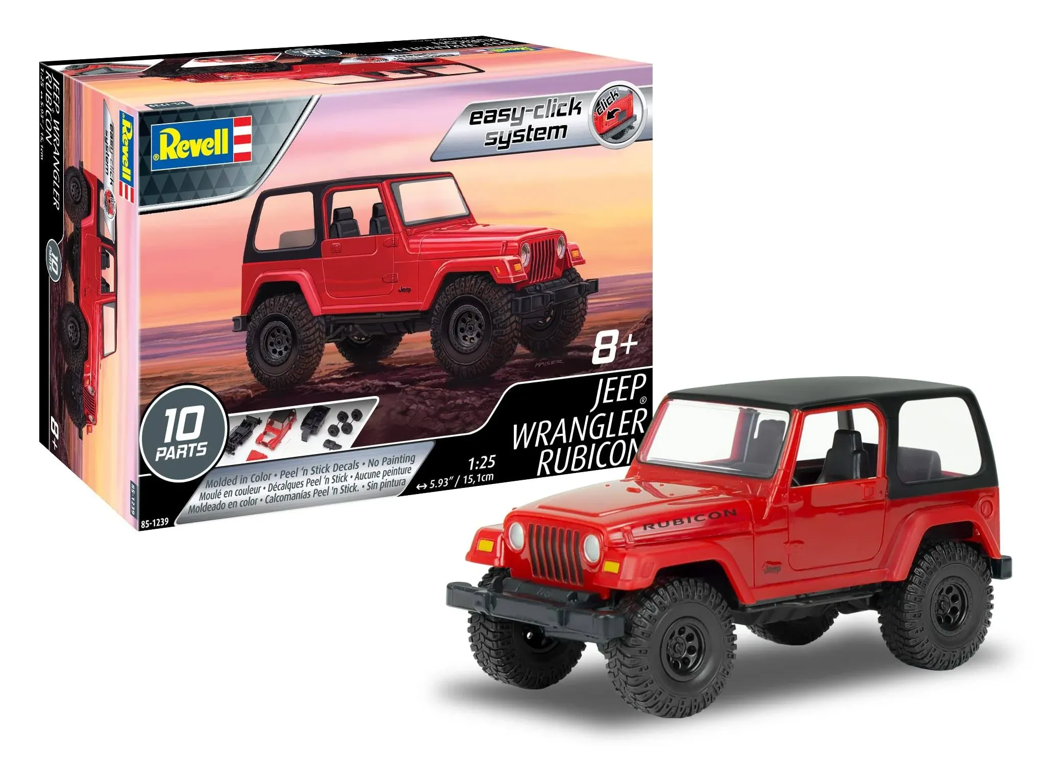 Revell Jeep Wrangler Rubicon 1/25