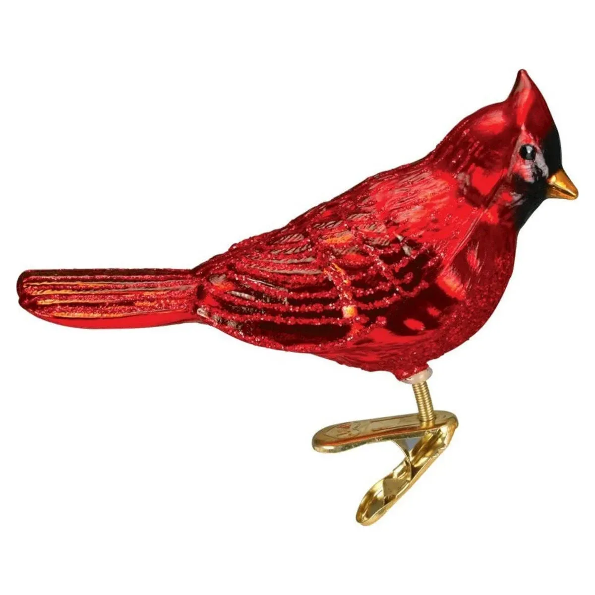 Old World Christmas Shiny Red Northern Cardinal Ornament