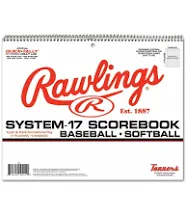 Rawlings System-17 Baseball/Softb<wbr/>all Scorebook Youth &amp; Adult Recreational AAC91