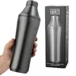 Elevated Craft Hybrid Cocktail Shaker in Gunmetal Black