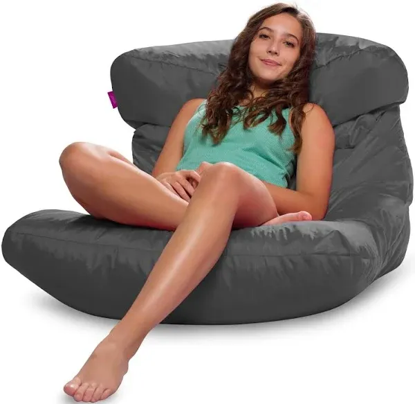 Structured Comfy Bean Bag Chair for Gaming,Reading<wbr/>,and Watching TV