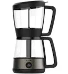 SIPHON BREWER 3-in-1 Vacuum Coffee Maker, Tea Brewer & Water Boiler, Brushed Stainless Steel and Black, 30 oz