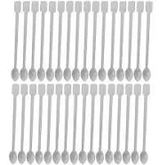 Coffee Spoon 500 PCS Disposable Tiny Coffee Tea Spoon White Plastic Stir Cocktail Sticks Mini Tea Stirrer