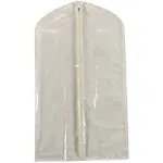 Household Essentials 42" White Suit Protector Garment Bag