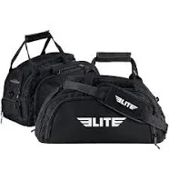 Warrior Black Large Duffel Jiu Jitsu BJJ Gear Gym Bag