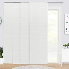 CHICOLOGY Vertical Blinds , Room Divider , Door Blinds ,Blinds for Sliding Glass Doors , Temporary Wall , Closet Curtain , Room Door, Rose Gold (Light Filtering) , W:46-86 x H: Up to-96 inches