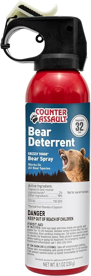 Counter Assault 32ft Bear Spray - 8.1 oz