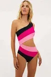 Beach Riot Joyce One-Piece - Amour Colorblock - XL