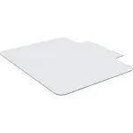 Lorell Tempered Glass Chairmat with Lip