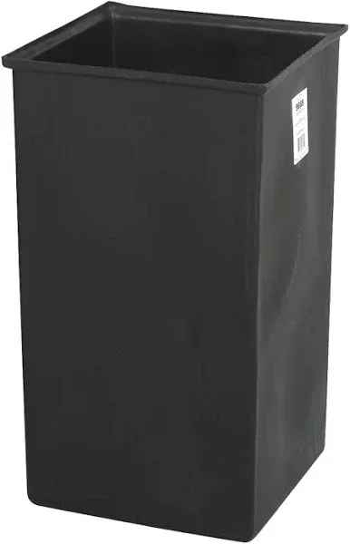 Safco Products 36 Gallon Plastic Trash Liner 9669, for use with Safco Push Top Receptacle, 36-Gallon Capacity, Black, Easy to Remove and Clean