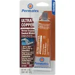 Permatex 81878 3 oz Ultra Copper RTV Silicone Gasket Maker