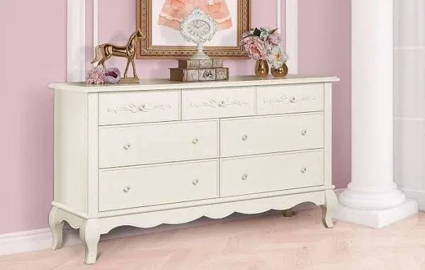 Evolur Aurora 7 Drawer Double Dresser