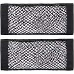 Dimik Universal Mesh Cargo Net Car Storage Net Wall Sticker Organizer Pouch Bag Storage Mesh Net for Car Trunk Storage Add On Organize