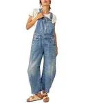 We The Free Good Luck Barrel Overalls