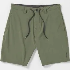 Volcom Men&#039;s Voltripper 20&#034; Hybrid Shorts Green 29&#034; Waist