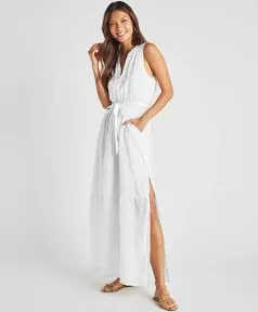 Splendid Stella Linen Maxi Dress