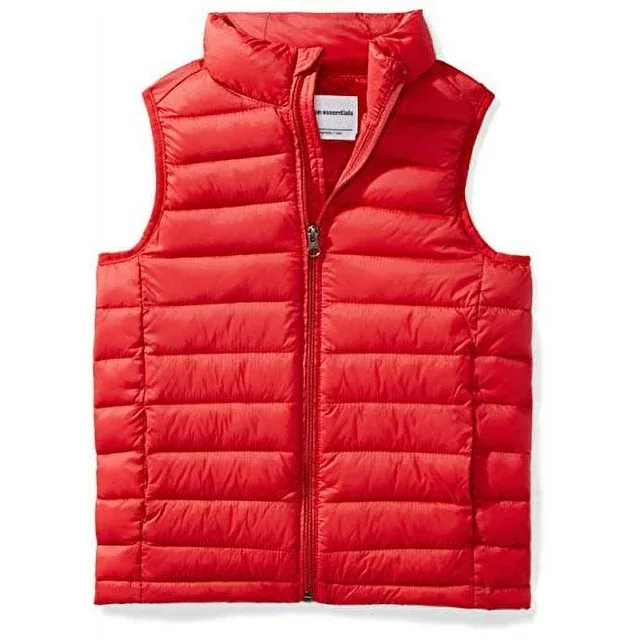 Amazon Essentials Boys and Toddlers' Lightweight Water-Resistant Packable Puffer Vest