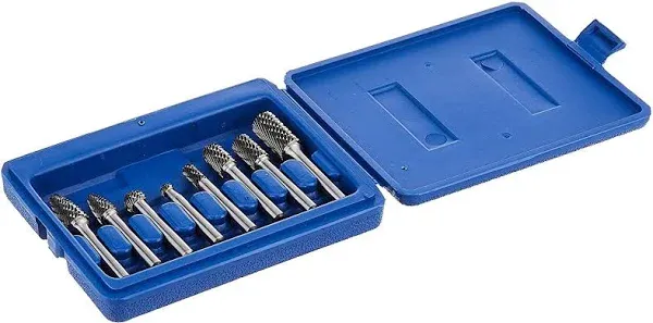 Astro Pneumatic 2181 - 8 Piece Double Cut Carbide Burr Set