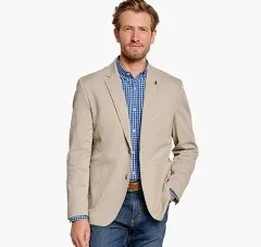 Johnston Murphy Men's Washed Cotton Blazer