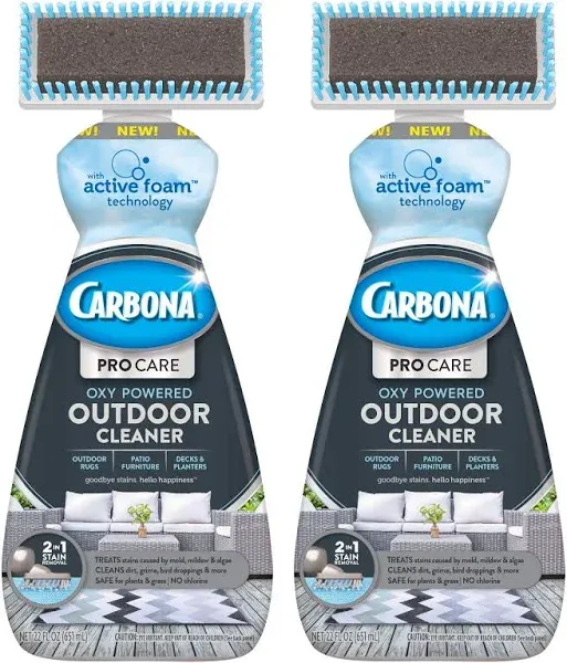 Carbona Pro Care Non-Scented Oxy Powered Outdoor Cleaner Foam 22 oz (6-Pack)