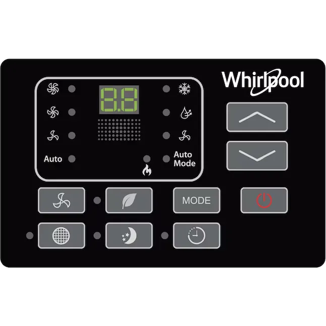 Whirlpool - 700 sq ft 14,000 BTU 230V Through the Wall Air Conditioner with Supplemental Heat - White