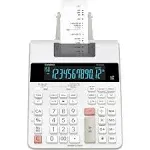 Casio (HR-300RC) 12-Digit Printing Calculator White