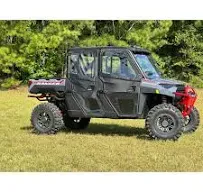 Seizmik UTV Framed Door Kit Compatible with Polaris Ranger 1000 XP Crew 2018-2023 Models | Polaris Door Kit | Cab Enclosure | Side by Side Accessories