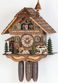 Hekas Cuckoo Clock chalet-Style 8-day Movement