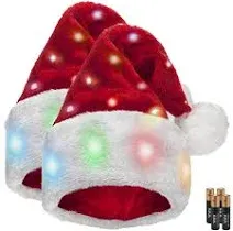 Winks Novelty Plush Santa Hat