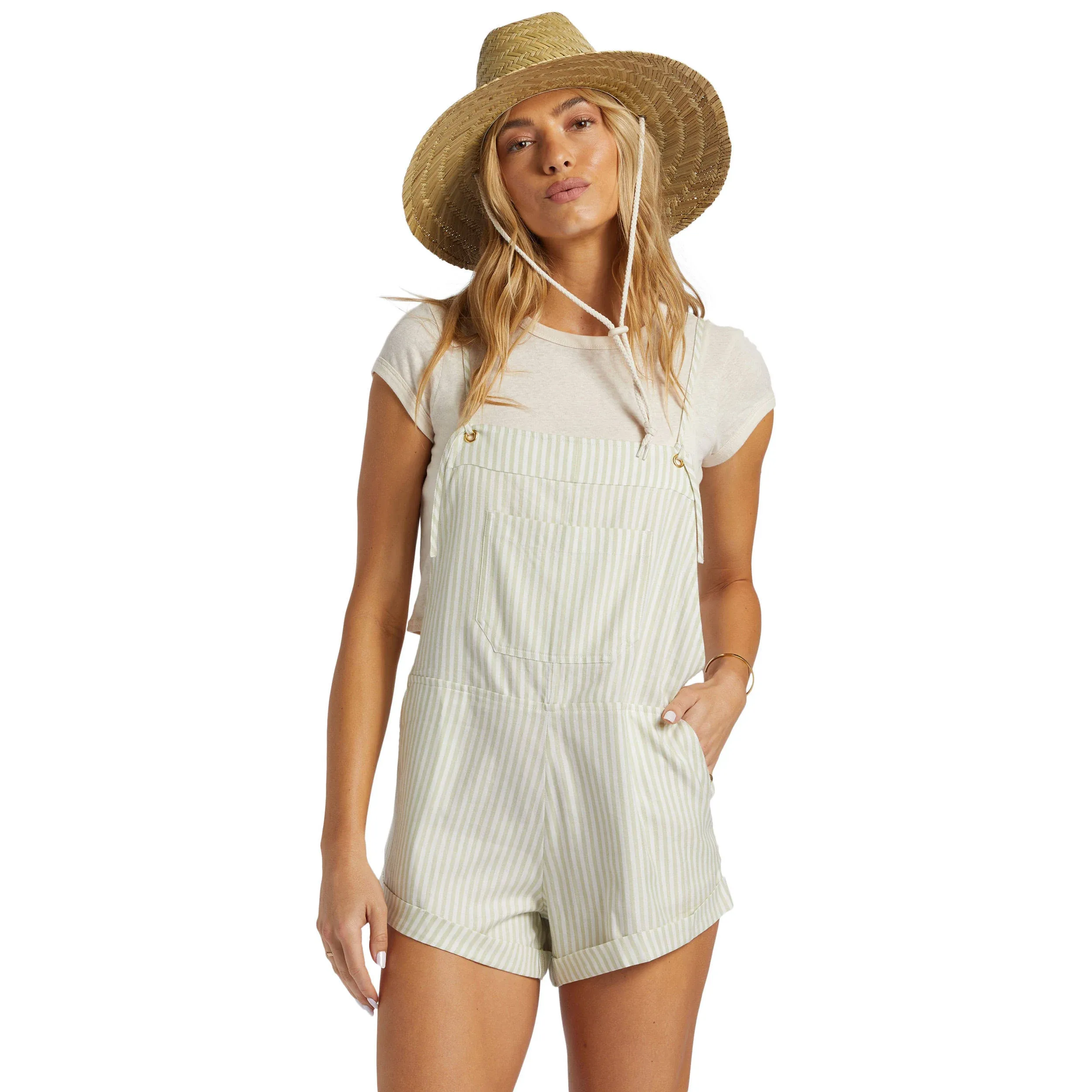 Wild Pursuit Romper - Light Avocado