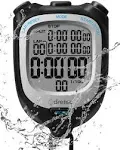 dretec Digital Stopwatch Waterproof Alarm Calender for Swimming Running Training ...