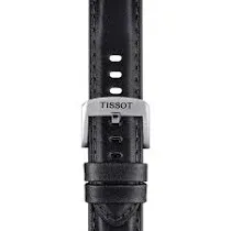 Tissot T852046834 20mm Lug Black Leather Strap