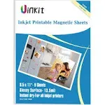 Uinkit 9 Sheets Printable Magnetic sheets Non Adhesive 13.5mil 8.5 x 11 inche...