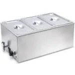 SYBO Bain Marie Buffet Food Warmer Steam Table