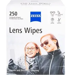 Zeiss Lens Wipes, 60 Count