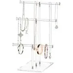 Ketawa Tiered Hanging Jewelry Organizer for Necklaces and Accessories