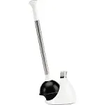 simplehuman BT1085 Toilet Plunger, White