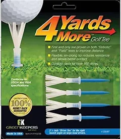 4 Yards More Golf Tees - 3 1/4"