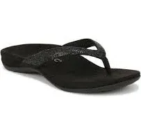 Vionic Women's Dillon Shine Rhinestone Thong Sandals