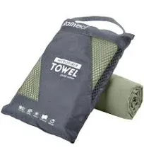 Rainleaf Microfiber Towel Perfect Travel &amp; Sports &amp;Beach Towel. Fast Drying 