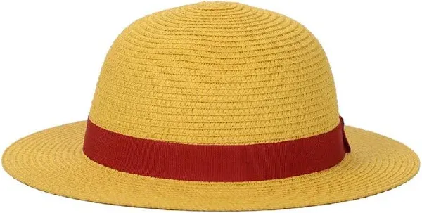 Redsea Straw Hat Cosplay Accessory Anime Sun Beach Hats for Halloween Party Travel Performance Costume