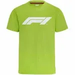 Formula 1 Tech Collection F1 Men's Large Logo T-Shirt M / Lime