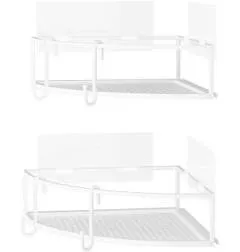 Umbra 1018616 Cubiko Wall Mounted Shower Shelf - White HAS SCRATCH