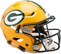 Green Bay Packers Full Size Authentic SpeedFlex Football Helmet - NFL